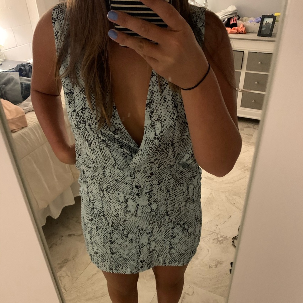 Snakeskin dress